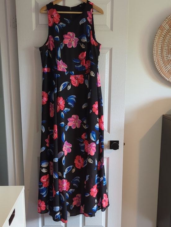torrid Dresses & Skirts - Torrid Black Maxi Dress with Floral Print